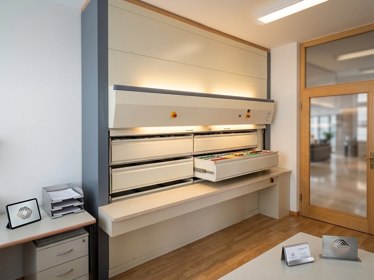 Moderner Büropaternoster